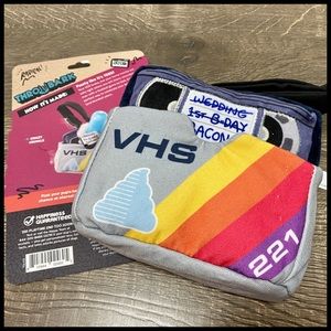 BARK Paws and Rewind VCR Squeaker Dog Toy - New